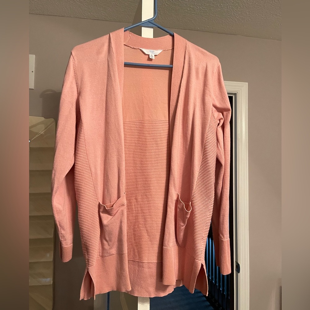 Pink cardigan time and true
